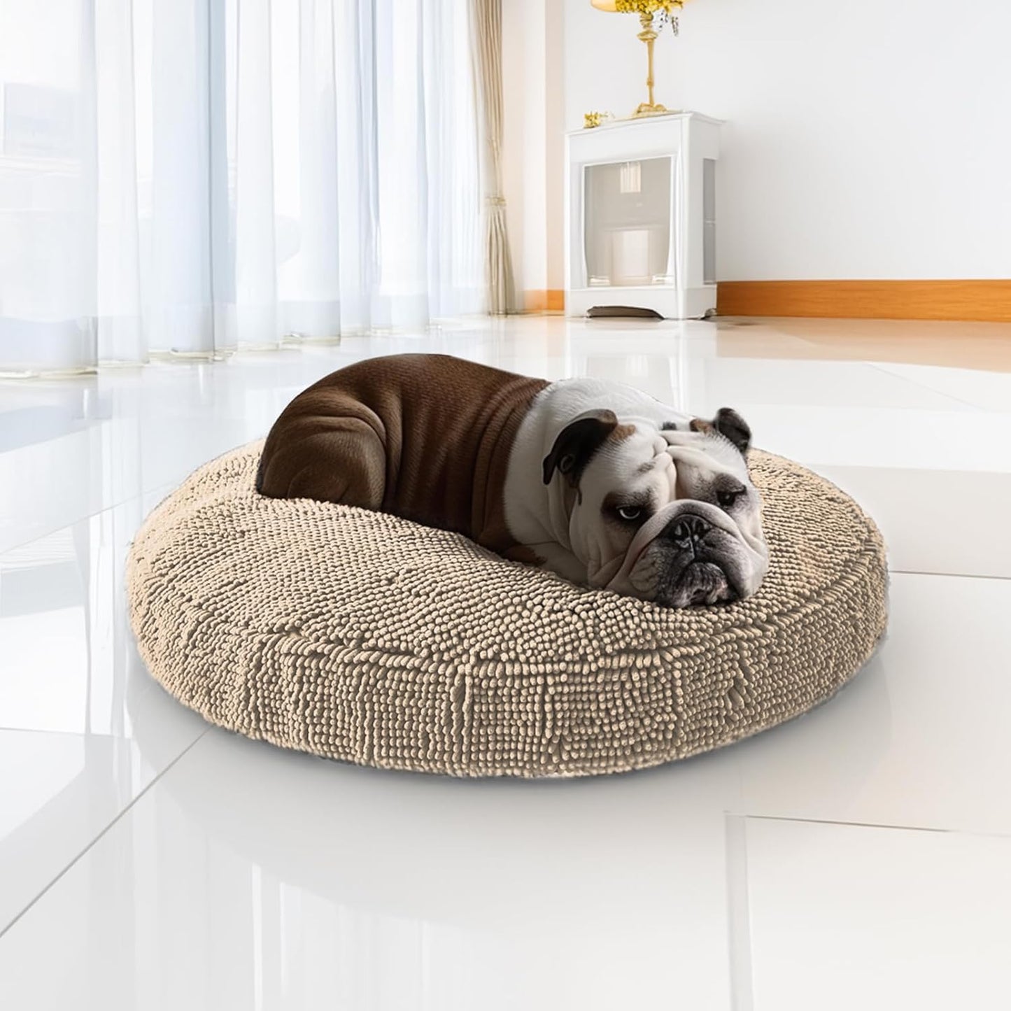 Muddy Mat Cloud K-9 Bed for Dogs & Cats - Soft Donut Bed