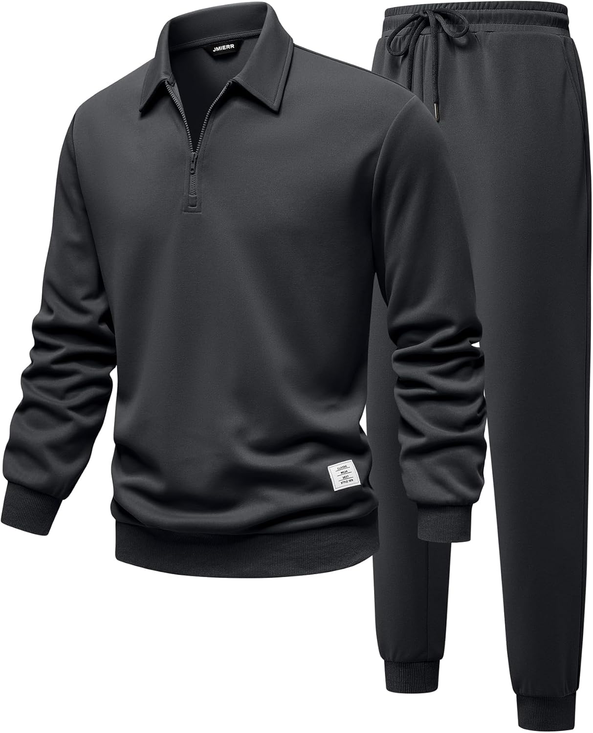 JMIERR Men's Track Suits: Stylish Polo Shirt & Joggers Set