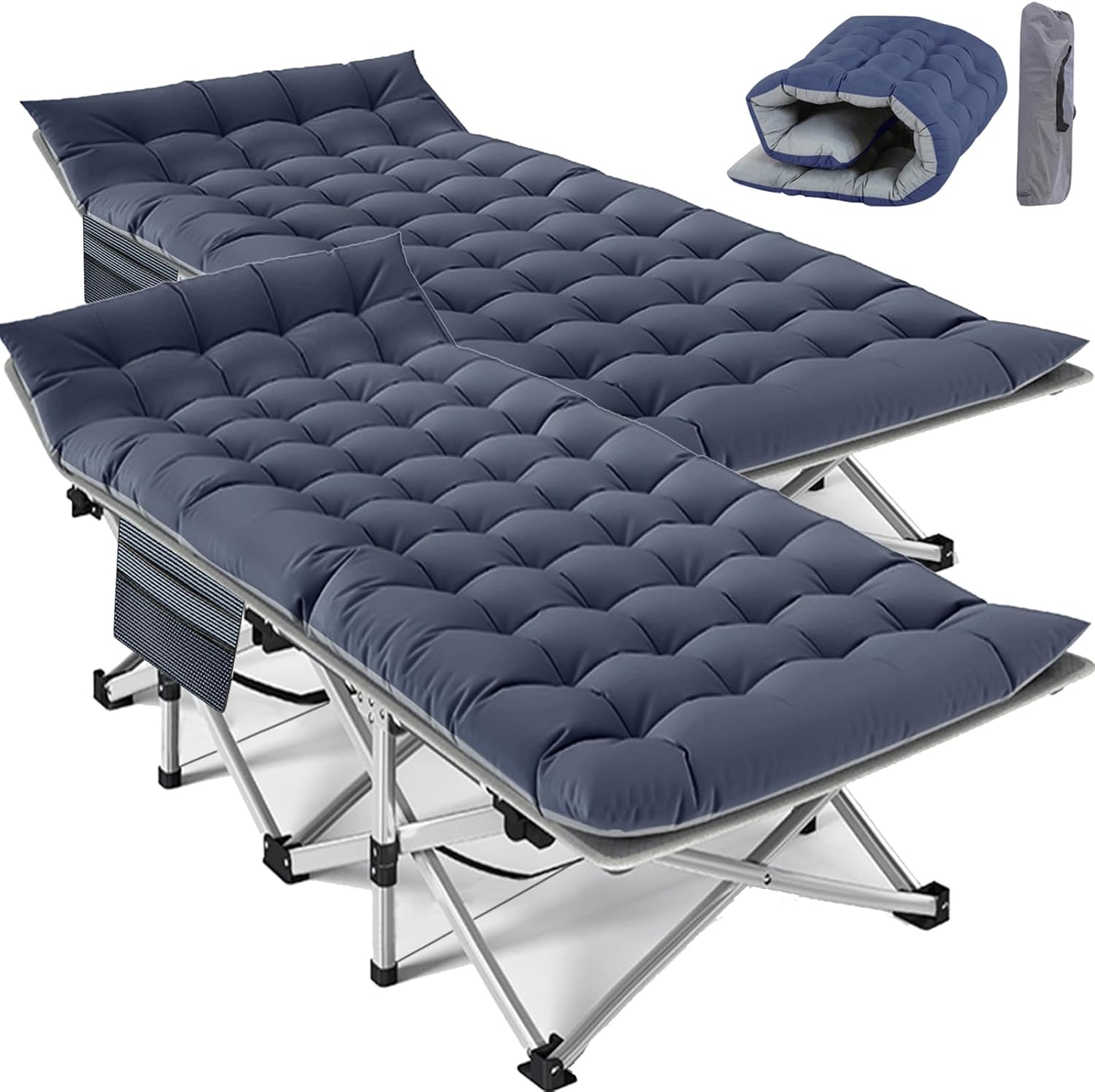 Slsy Folding Camping Cot for Adults: Portable Sleeping Bed