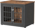 26 in Heavy Duty Dog Crate Furniture for Small Dogs - Chew Proof End