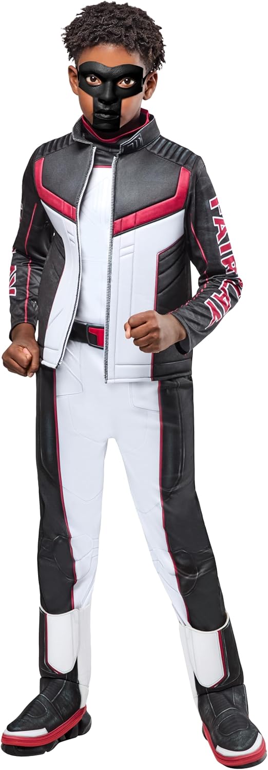 Mr. Terrific Deluxe Kids Costume Jumpsuit with Mask for Boys