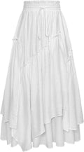 Scarlet Darkness Long Skirts for Women - Renaissance Pirate Maxi