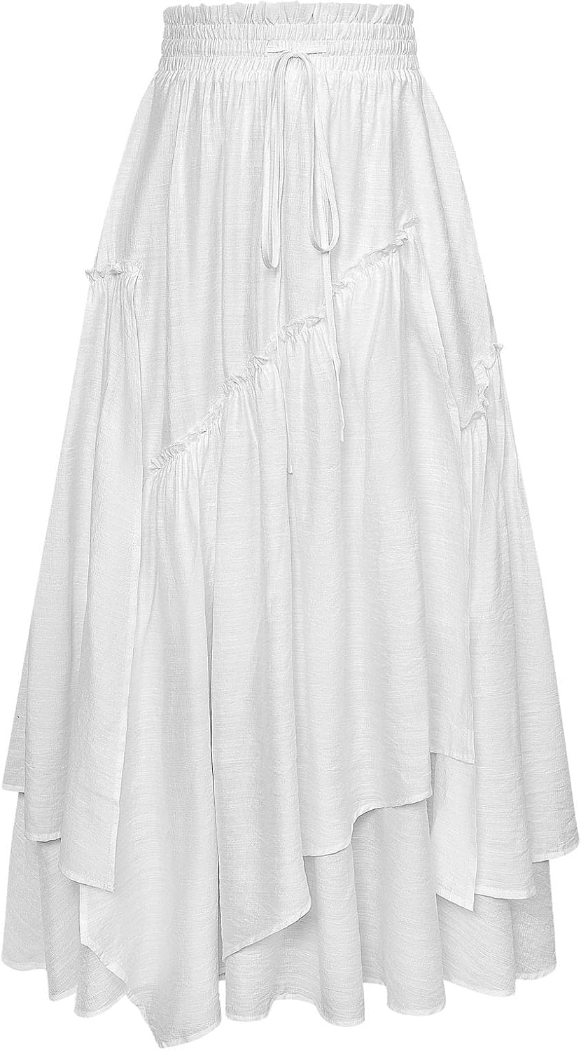 Scarlet Darkness Long Skirts for Women Renaissance Costume
