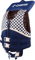 Kids Swim Vest for 20-70 Pounds - Easy On/Off Zipper, Head Support
