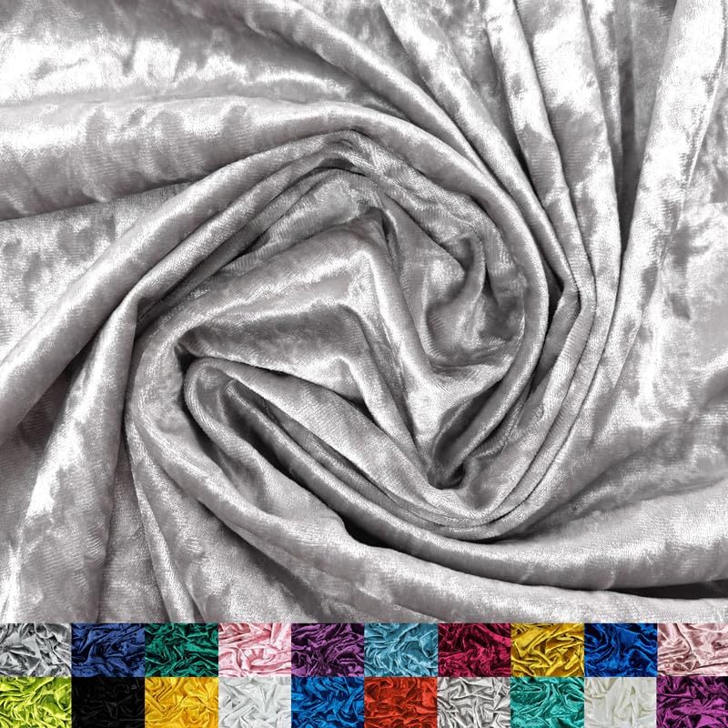 Crushed Velvet Fabric by Ice Fabrics - Soft & Versatile for All