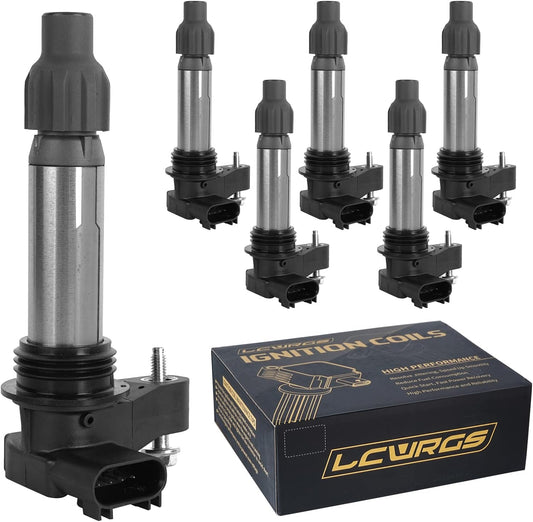 Set of 6 Ignition Coils for Buick Enclave GMC Acadia Terrain