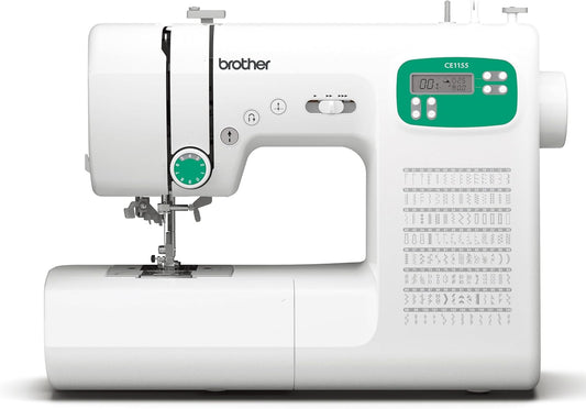 Brother CE1155 Sewing Machine: 110 Stitches, LCD Display