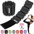 Wrist Ankle Weights for Women Set of 2 - Adjustable Silicone 4 lbs