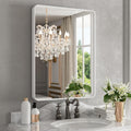 WEER White Bathroom Mirror 22x30 in Rounded Rectangle - Clean Modern