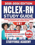 NCLEX-RN Study Guide: 6-in-1 Exam Content - Fast First-Attempt Prep