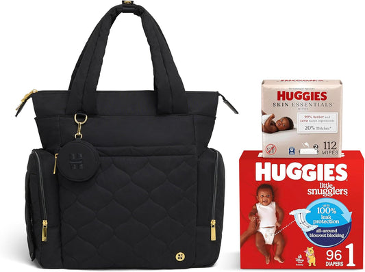 HUGGIES Cozy Hugpack Tote Diaper Bag for Busy Parents