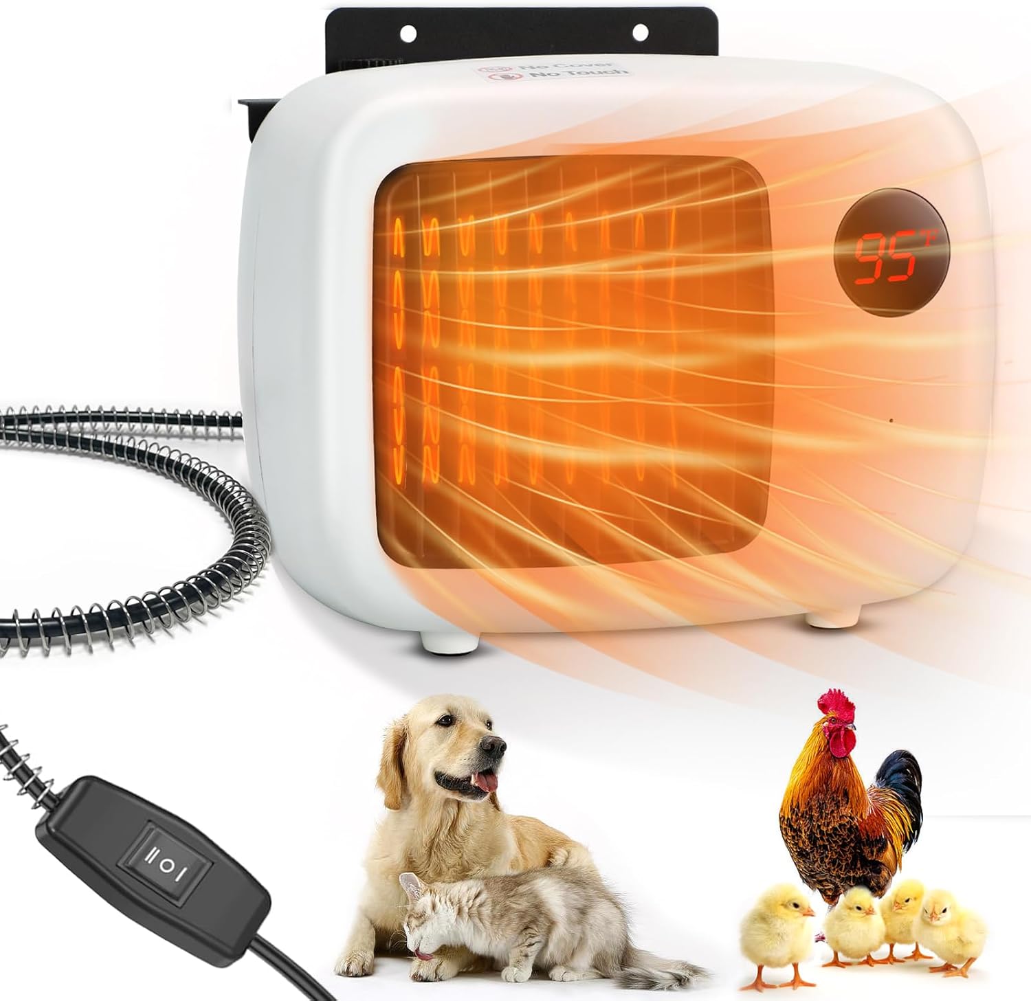 Safe & Warm Dog House Heater by Rypet