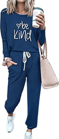 PRETTYGARDEN Women Two Piece Lounge Set - Comfortable Travel Tracksuit
