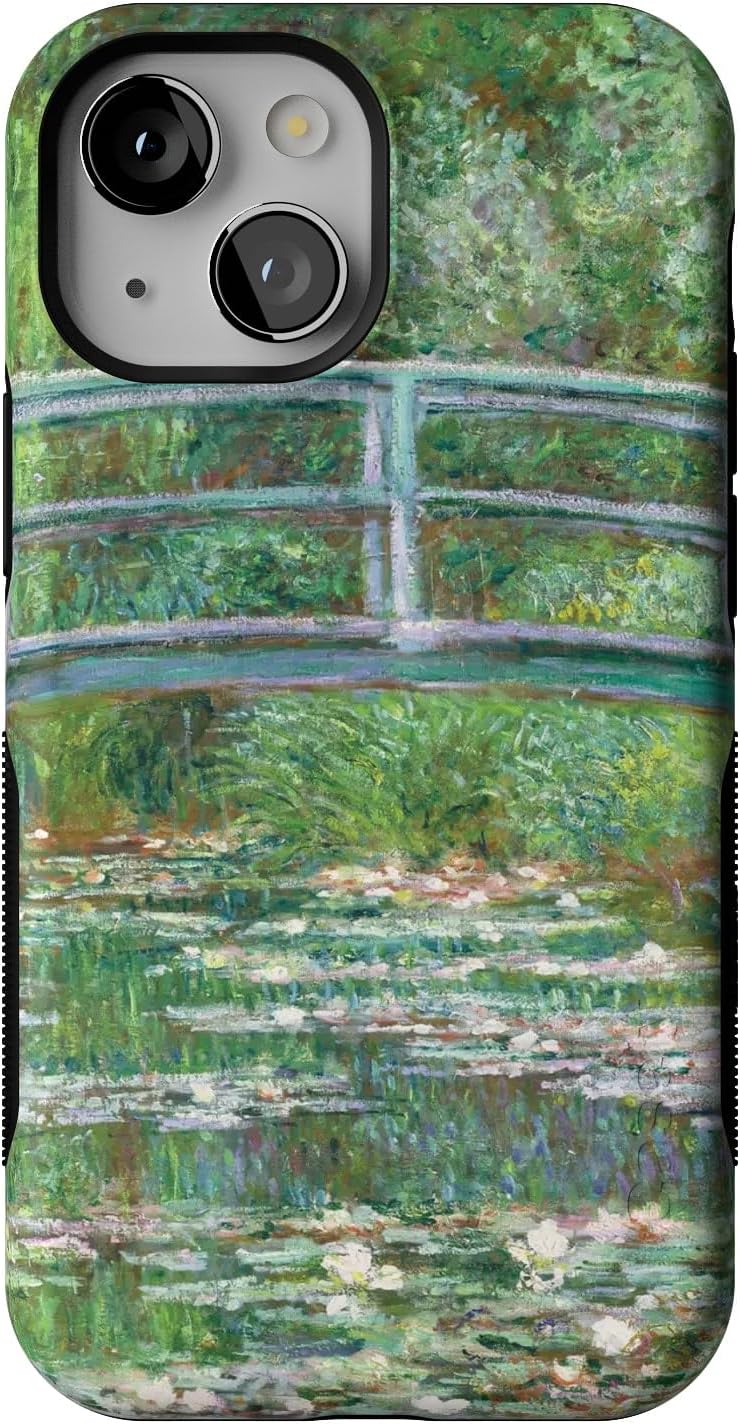 Casely iPhone 13 Mini Case - Monet's Bridge Design with Protection