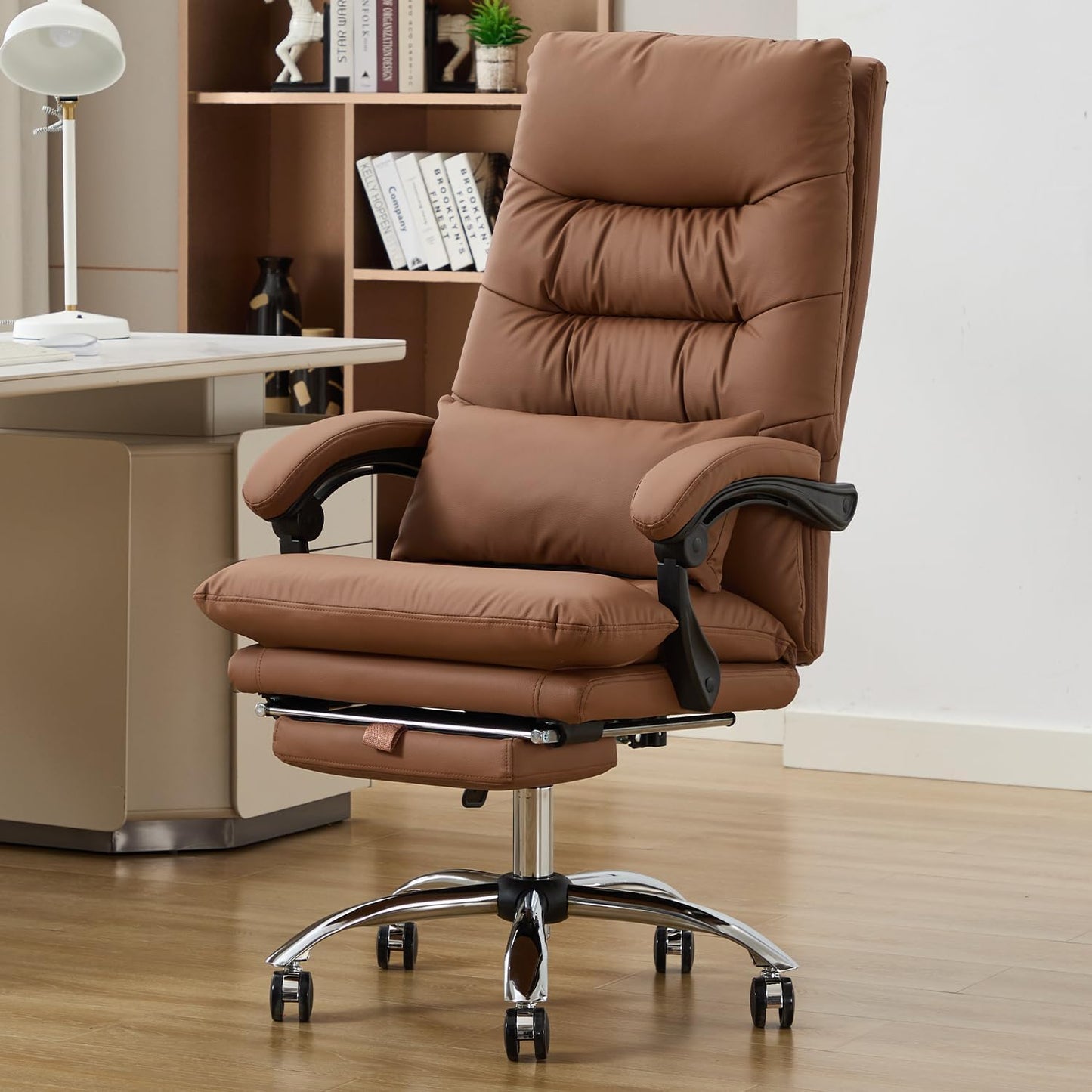 Premium High Back Leather Office Chair - Ultimate Comfort