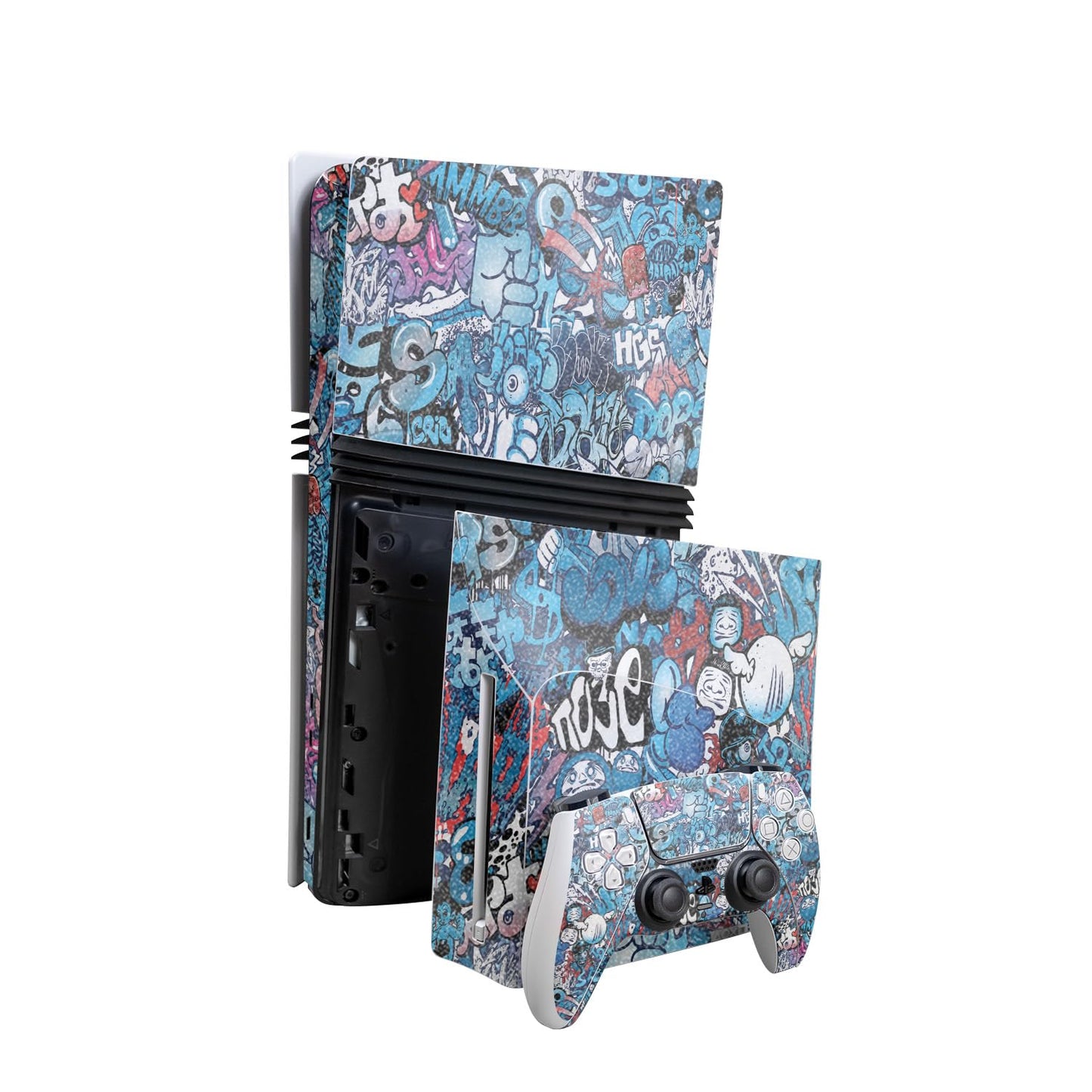 Blue Meanies PS5 Pro Skin | Easy Wrap | USA Made