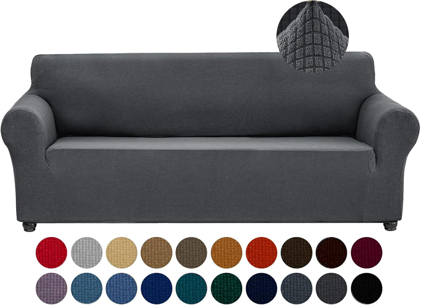 Joccun Stretch Couch Cover Slipcovers for 3 Cushion Sofa