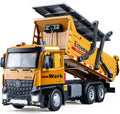 Dump Truck Toy Metal Cab Friction Powered Large Dump Truck - Lights