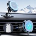 This Hill 15W Fast Magnetic Car Phone Mount - 2-in-1 Dashboard/Air