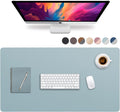Leather Desk Mat Large 44in x 22in - Waterproof PU Desk Pad
