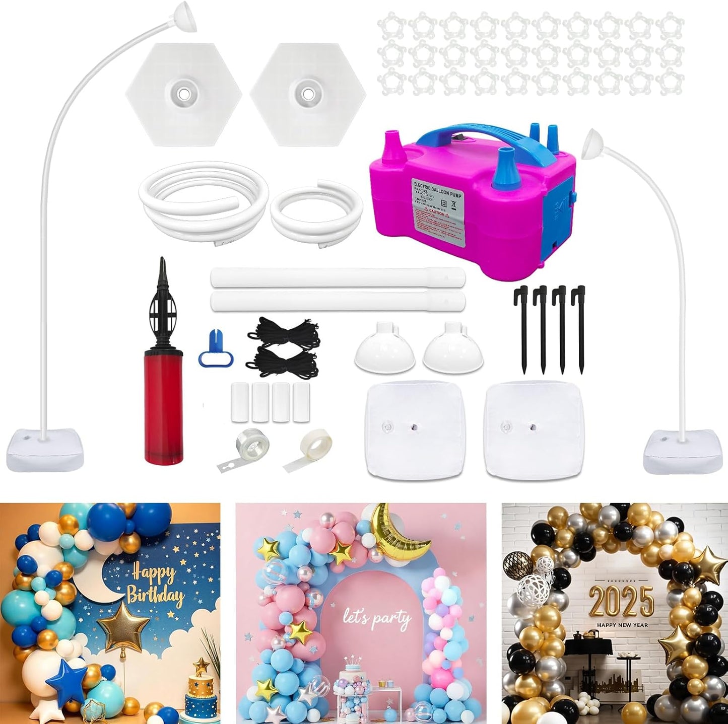 Balloon Arch Kit with Electric Pump for Stunning Party Decor