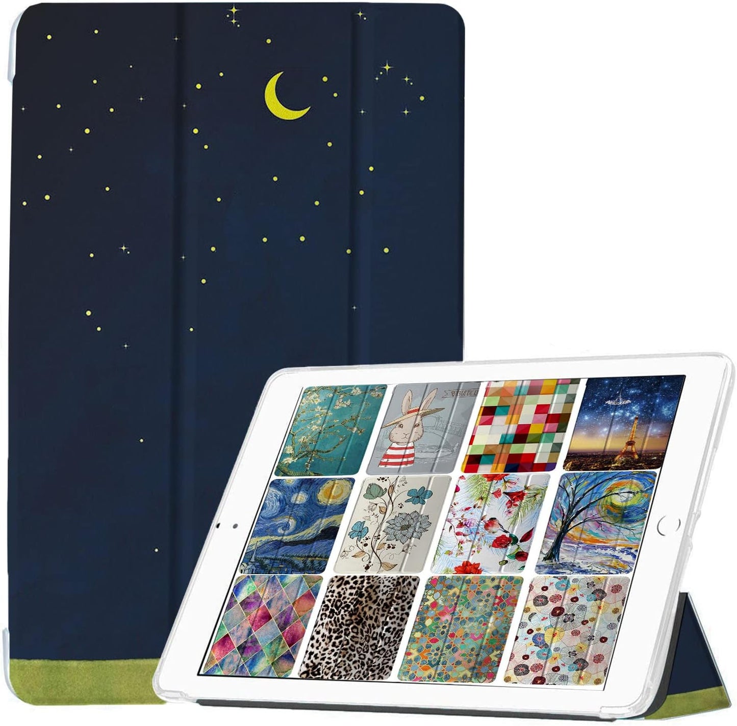 Old Model iPad 3rd Gen TPU Case with Night Sky Design