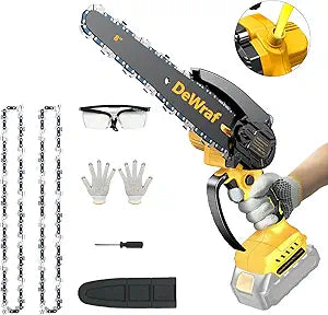 8 Inch Mini Chainsaw Cordless Brushless for Tree Branches