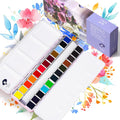 Paul Rubens Watercolor Paint Set 24 Colors - Vivid Floral Palette