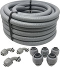 1/2 in Non-Metallic Liquid-Tight Conduit Kit - Durable 50 ft
