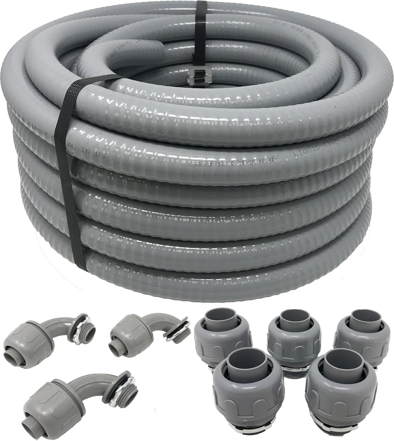 Sealproof 1/2-Inch Non-Metallic Liquid-Tight Conduit Kit
