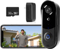 KALOGL Wireless Video Doorbell - No Fees, Full HD, Motion Detection