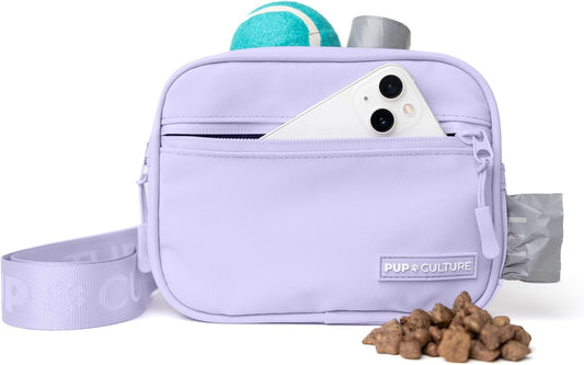 Pup Culture Cross Body Dog Training Treat Pouch for Stylish Owners
