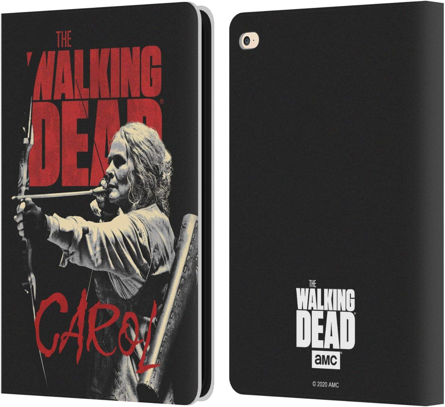 AMC The Walking Dead Carol Season 10 Leather Wallet Case for iPad
