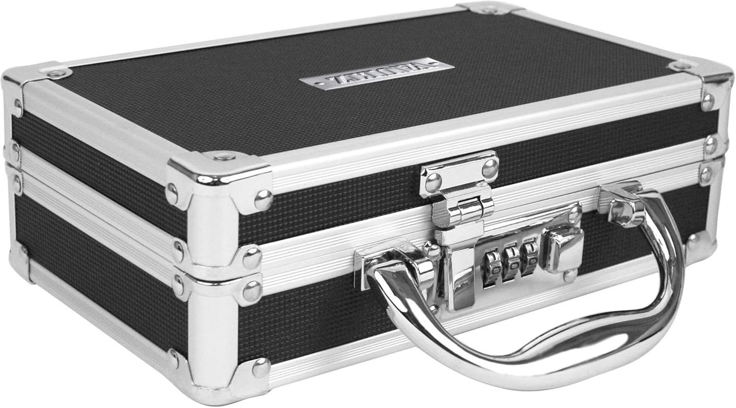 Vaultz Medicine Safe Case with Combination Lock - Secure Storage