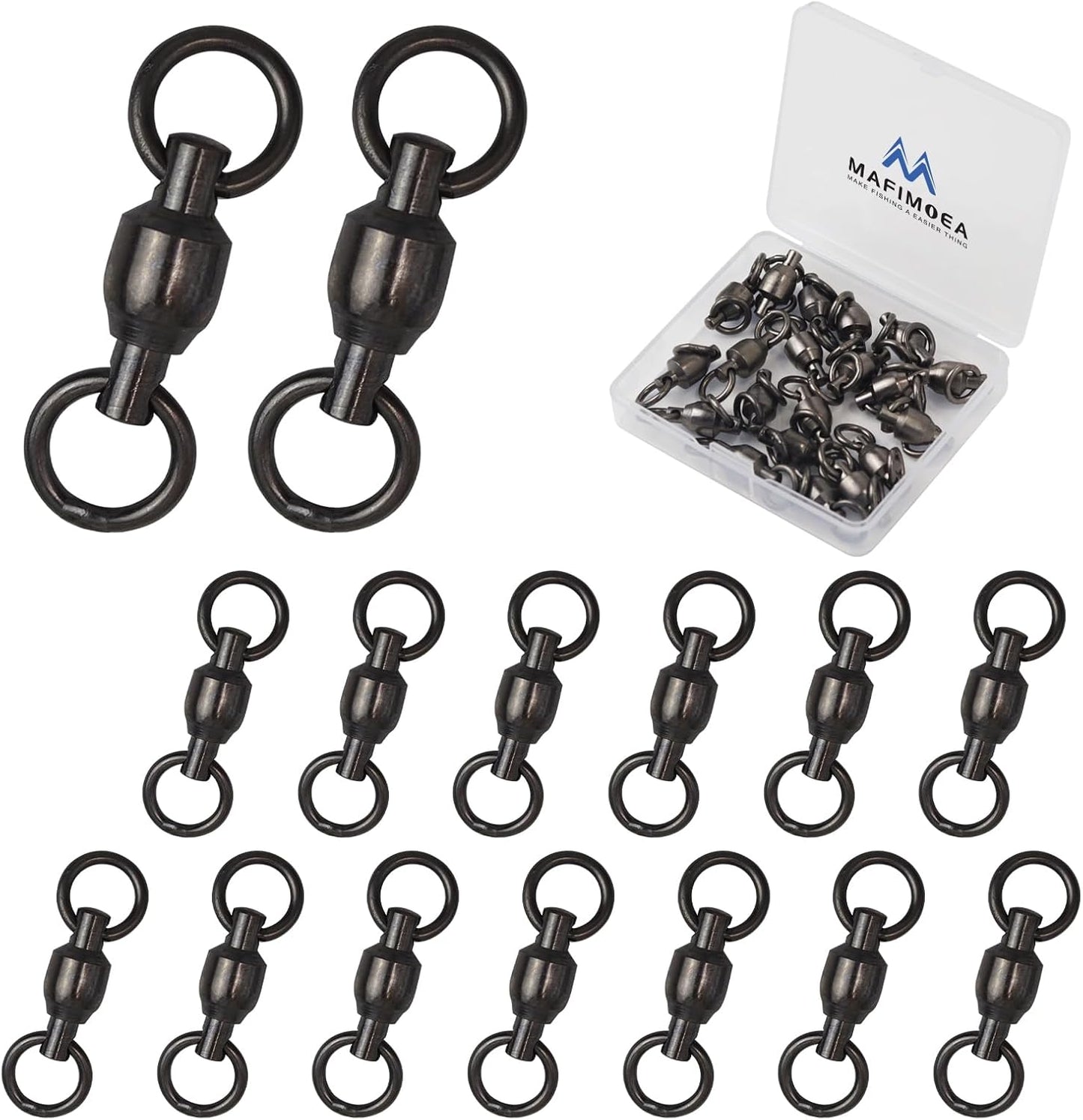 High Strength Stainless Steel Fishing Swivels Set