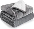 Cottonblue Sherpa Weighted Blanket for Cozy Sleep and Relaxation