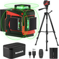 Laser Level with Tripod 3x360 Green Line Laser Tool - Accurate Home