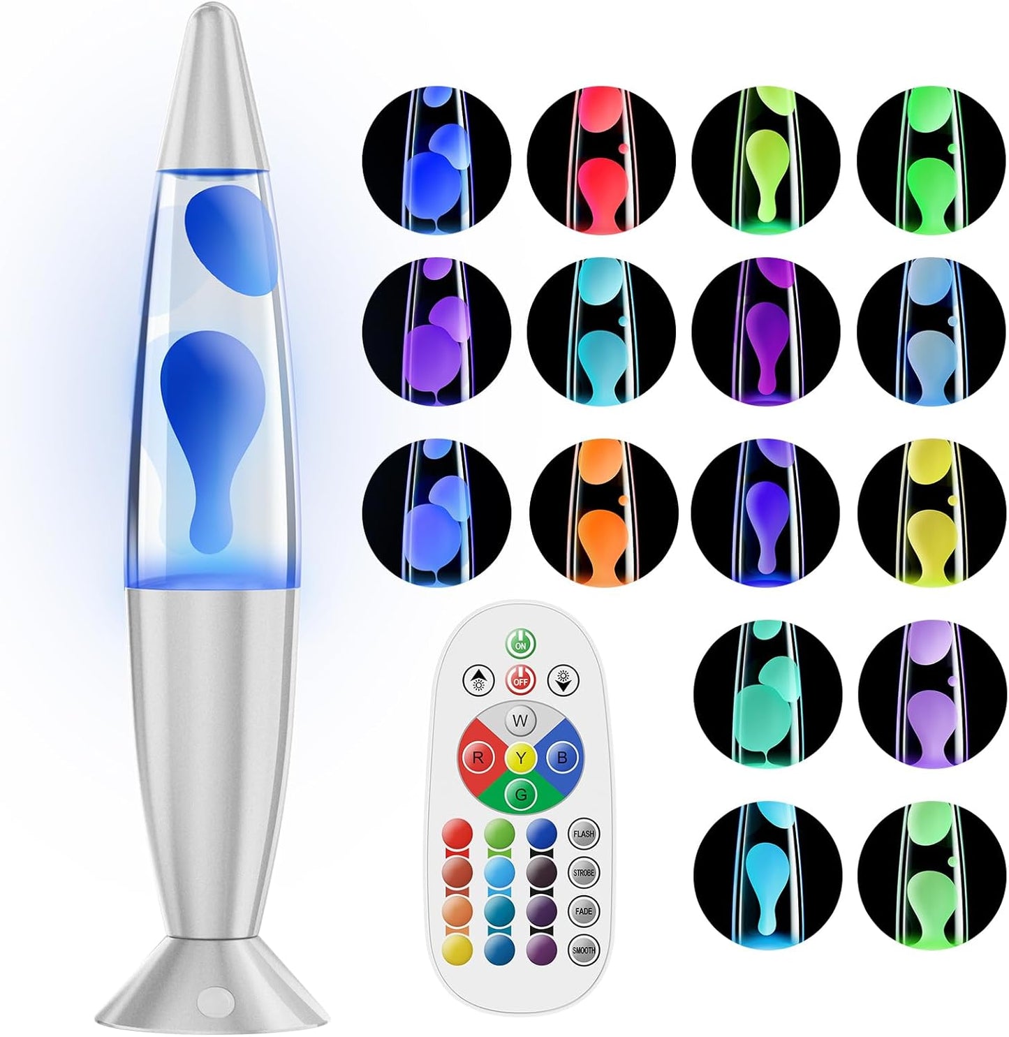 17 Colors Changing Lamp with Remote for Relaxing Ambiance