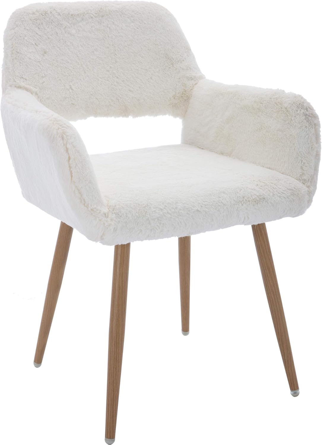 Cozy Faux Fur Accent Chair by KCC