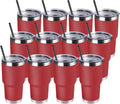 DOMICARE 30 oz Tumbler with Lid and Straw for Hot or Cold Drinks