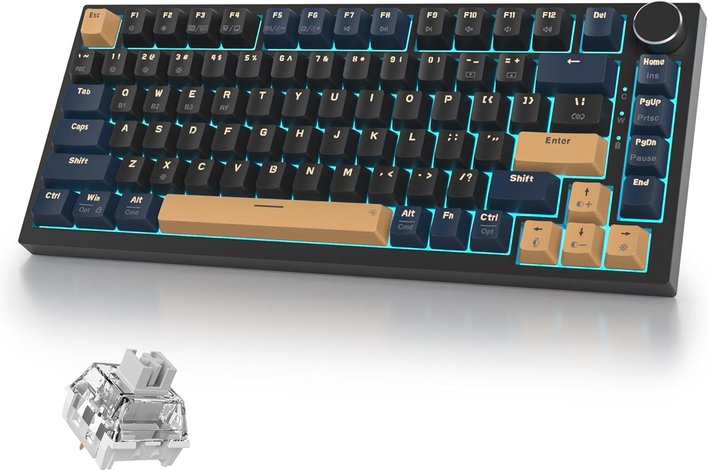400PRO 75% Wireless Gaming Keyboard with RGB and Hot Swappable Keys