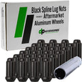 M14x1.5 Lug Nuts Closed End Duplex XL Spline Tuner - 51mm