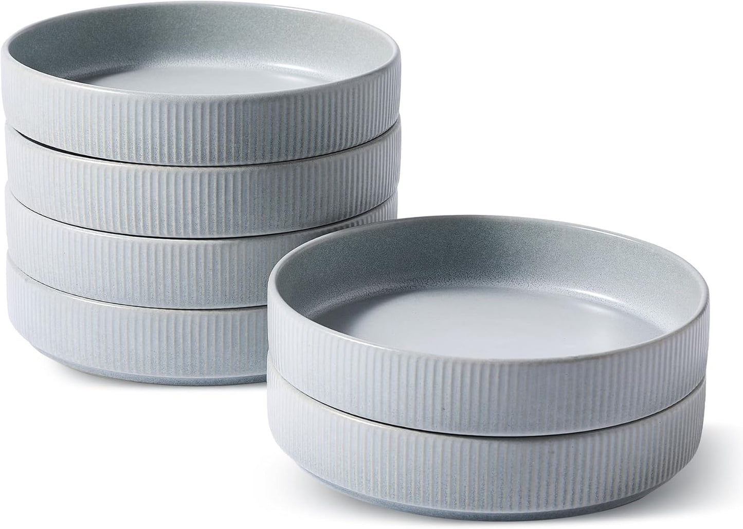 Famiware 7.5 in Pasta Bowls Set of 6 for Housewarming Gifts
