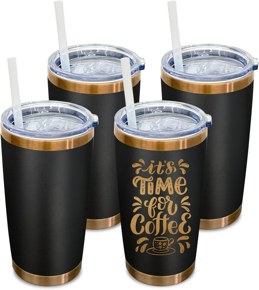 20 oz Stainless Steel Tumbler Bulk Pack for Hot and Cold Drinks
