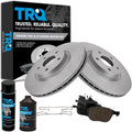 Front Ceramic Brake Pad & G-Coated Rotor Kit for Volvo C30 C70