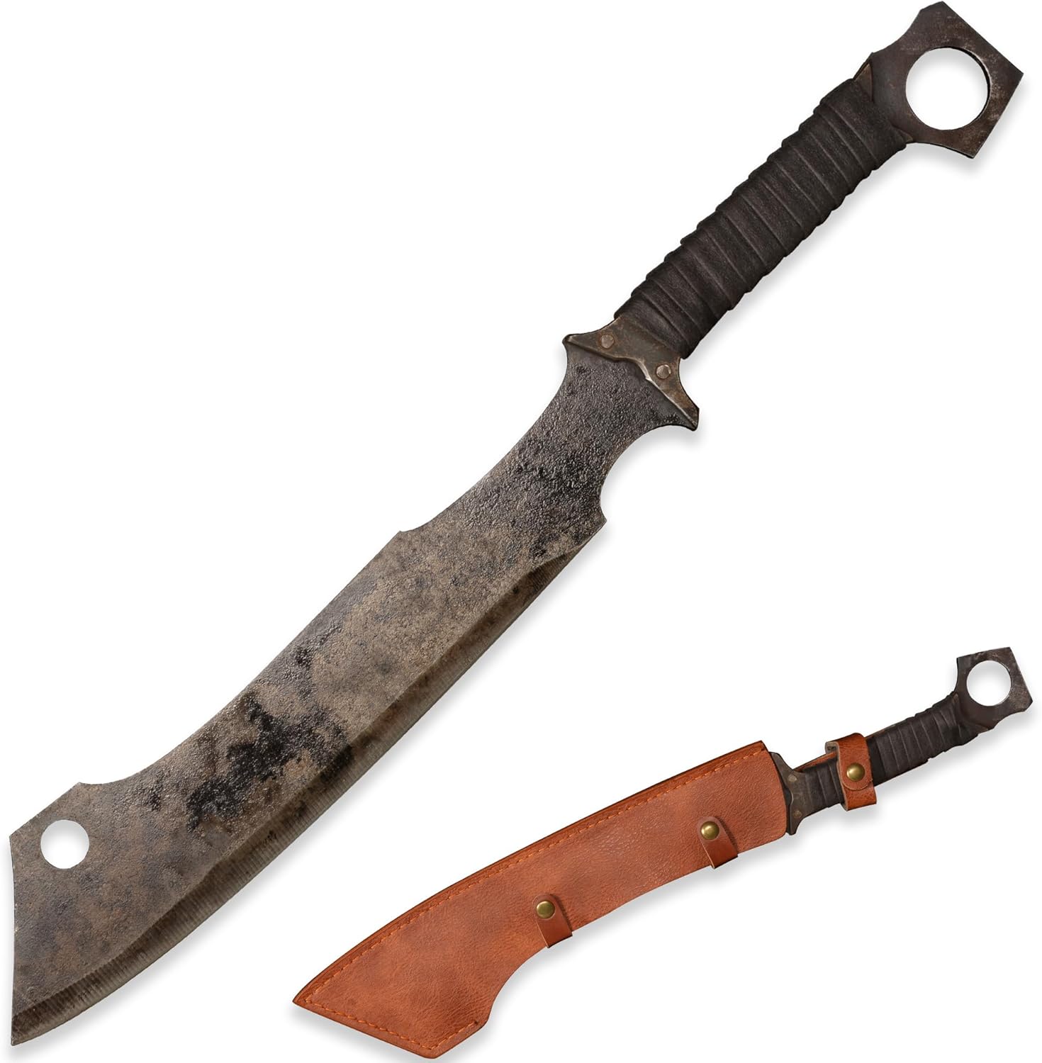 SV Handmade Manganese Steel Chopping Blade Sword for Outdoor Use