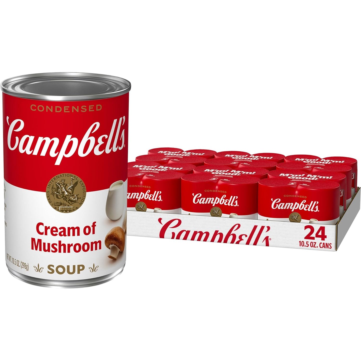 Campbell's Condensed Cream of Mushroom Soup, 10.5 oz Can Pack