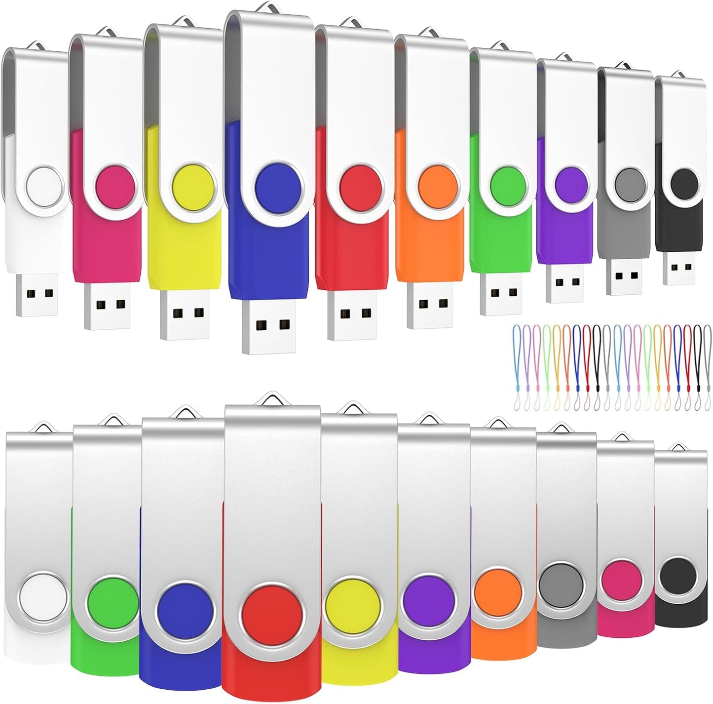 ABLAZE 8GB USB Flash Drive 100 Pack for Easy Data Storage