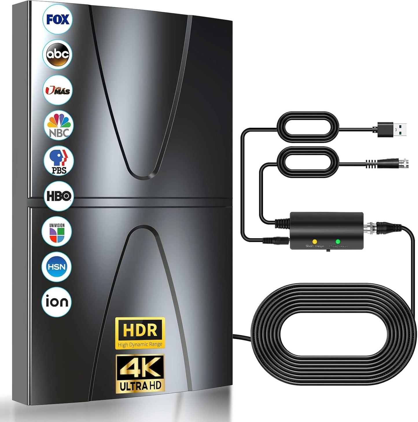 2024 Updated Amplified TV Antenna with 1200 Miles Range