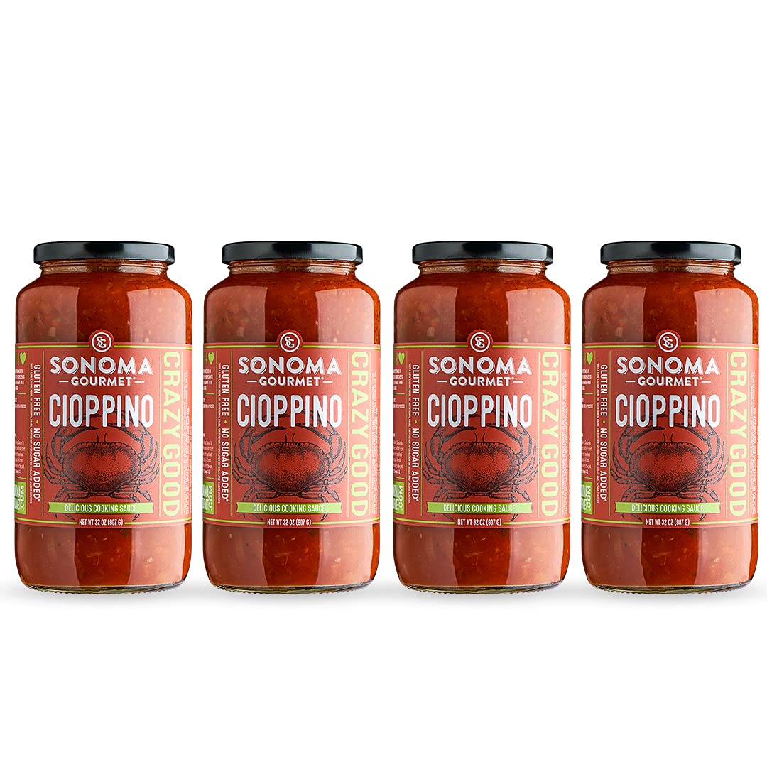 Sonoma Gourmet Cioppino Cooking Sauce - Flavorful Seafood Stew
